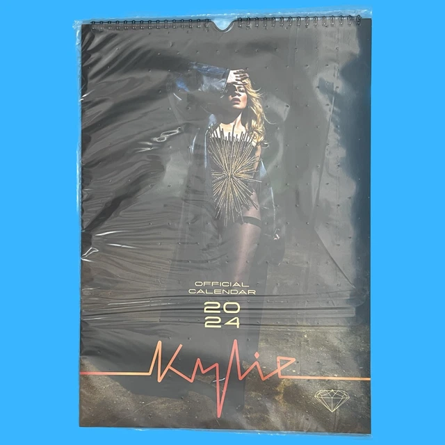 KYLIE MINOGUE OFFICIAL Calendar 2024 New Sealed £35.00 PicClick UK