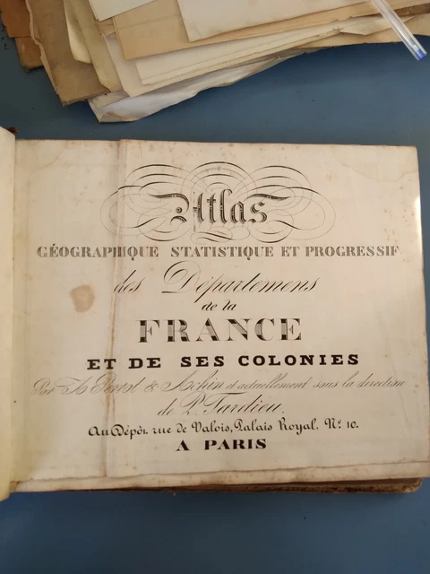 ANCIEN JEU PUZZLE BOIS ATLAS GEOGRAPHIQUE EL? ASIE FRANCE AMERIQUE SUD 35*29 cm EUR 174,00 - FR