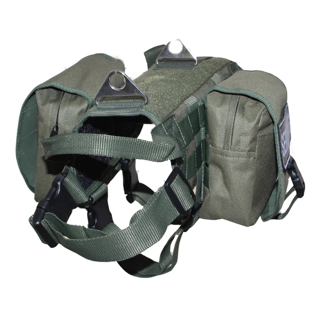 German Shepherd Training SERVICE DOG Vest Harness Side Bags + Patches 5 Sizes
