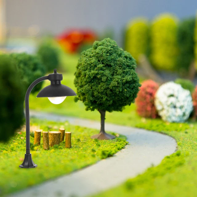 6 Pcs Village Pathway Light Christmas Lamp Post Accessories