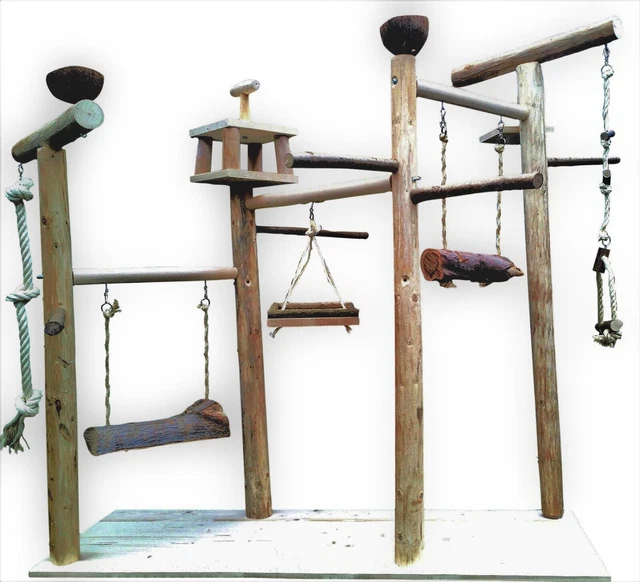 Vogel Spielplatz | Vogelspielständer Für Papageie Produktbild-Vorschau 4