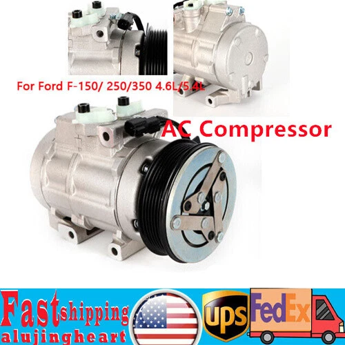 AC COMPRESSOR AIR Conditioner+Clutch For 20072010 Ford F150/ 250/350