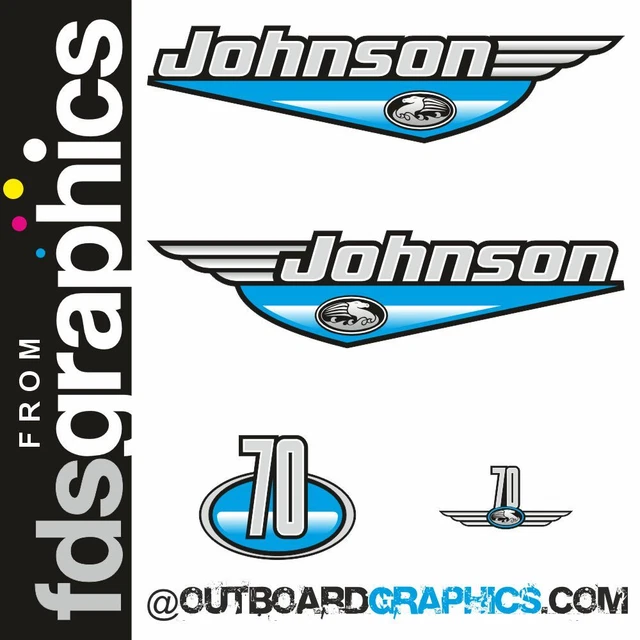 Sell Johnson 70 Ocean Pro Red (92-00) Outboard Decal Aufkleber Adesivo Sticker Set In , For US - Foto 10