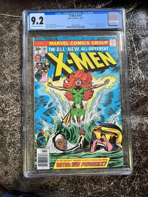 X-Men #101 Cgc 9.2 Wh Pages Origin/1St Appearance Of Phoenix Marvel 1976