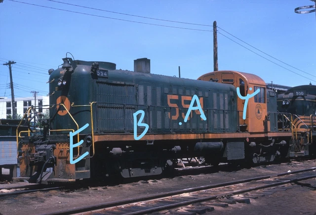 Maine Central MEC RS-2 #554 ROSTER 1975 Original Kodachrome