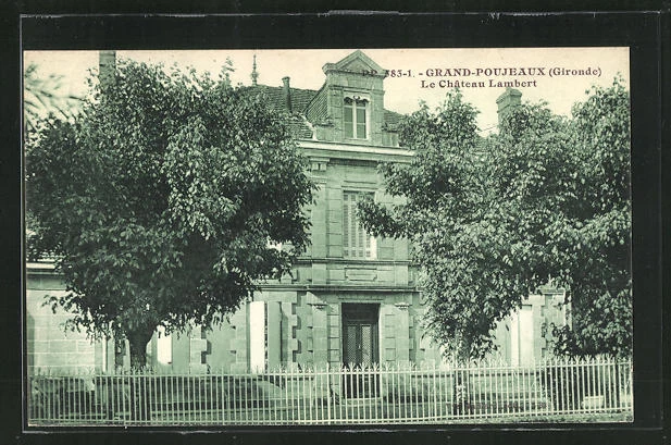 CPA Grand-Poujeaux, le Chateau Lambert