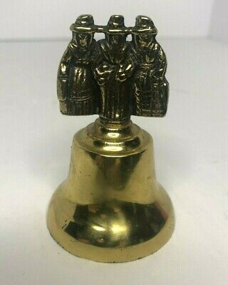 Vintage Solid Brass Bell Victorian Women Top Hat REC 789235 Made in England