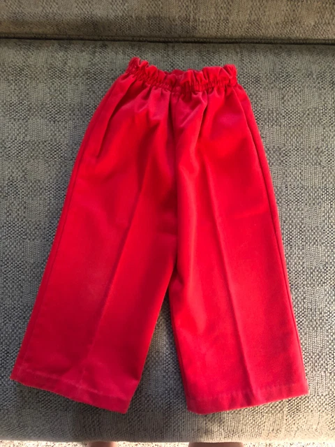 Vintage Early 1980’s Childrens Red Pants-missing tags