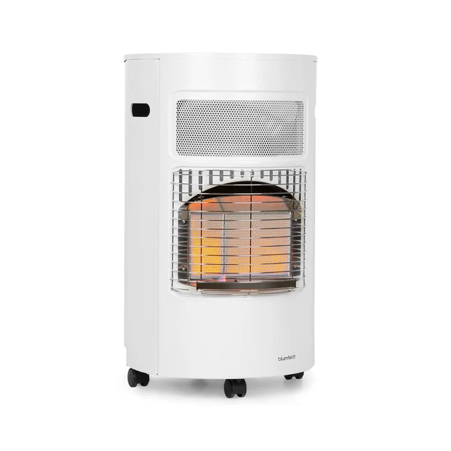 Gasheizer Heizgerät Garten Terrassen Infrarot Heizung 4200W Wärmestrahler weiß