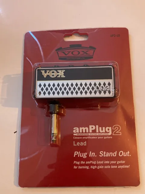 Vox amPlug 2 Lead Headphone Guitar Amp (NEW)