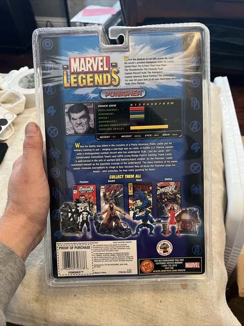 The Punisher War Zone Marvel Legends Series IV 4 Toy Biz New Sealed 2