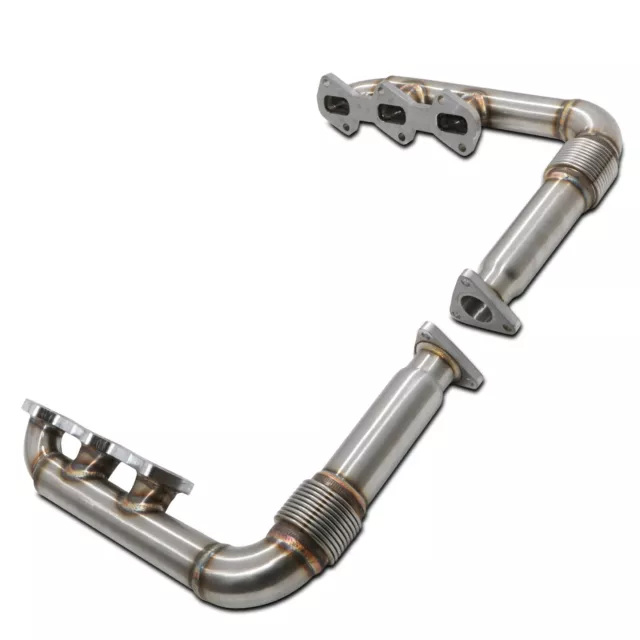 3Mm Stainless Exhaust Manifolds Pair For Audi A4 B8 A5 8T 3.0Tdi Quattro 05-16