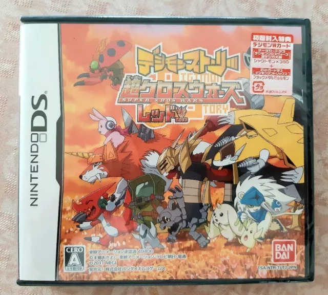 Nintendo DS Digimon Story Super Xros Wars Red Japan Action Games Digimon World