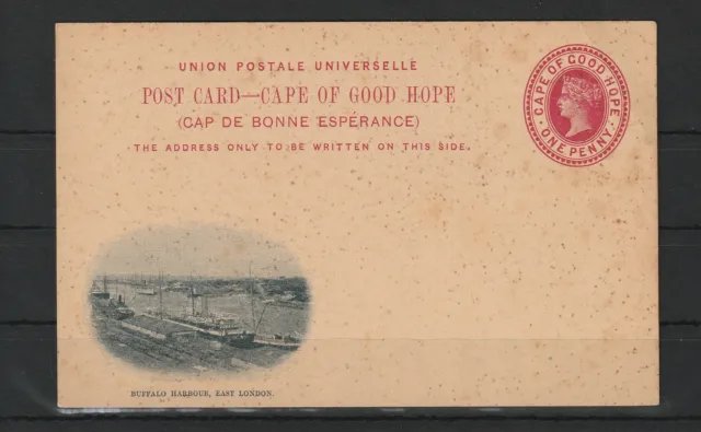 Kap der guten Hoffnung Ganzsache Karte 1 P., Buffalo Harbour, ungebraucht