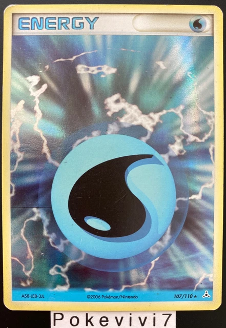 Carte Pokemon ENERGY EAU 107/110 Holo Bloc EX Fantômes Holon FR