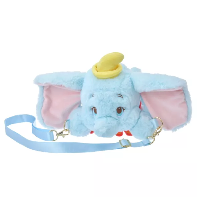Japan Tokyo Disney Store Dumbo Multi Pochette Plush Toy Style Tebura Goods