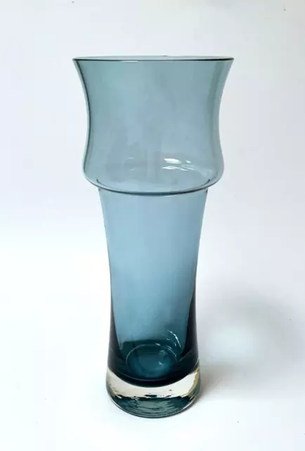 Mid Century Vintage Riihimaki Finland Art Glass Vase Tamara Aladin Riihimaen Mcm