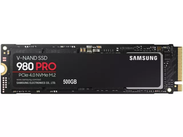 SAMSUNG 980 PRO M.2 2280 500GB PCI-Express Gen 4.0 x4, NVMe 1.3c Samsung V-NAND