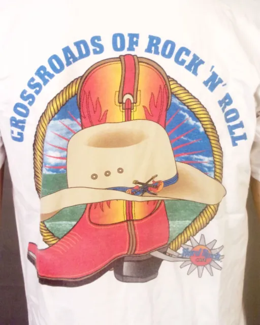 vintage 90s 00s Hard Rock Cafe Heavy Tee T-Shirt Nashville TN Crossroads L