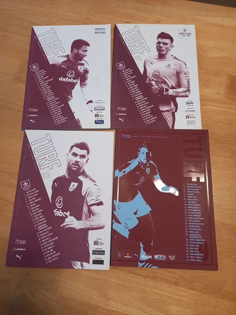 SMALL JOBLOT OF Burnley Football Programmes Collectable £2.99 - PicClick UK