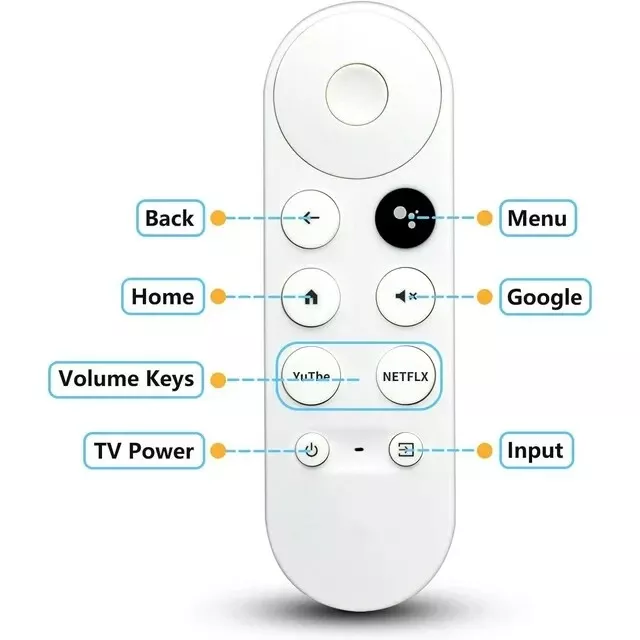 New Replacement For Chromecast With Google TV Voice Bluetooth IR Remote Control 2