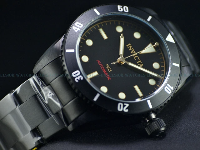 MONTRE HOMME RARE Neuve Invicta 1953 Pro Plongeur Nh35 Automatique 40 Mm Tout Noir Ip Ss EUR 113 23 PicClick FR