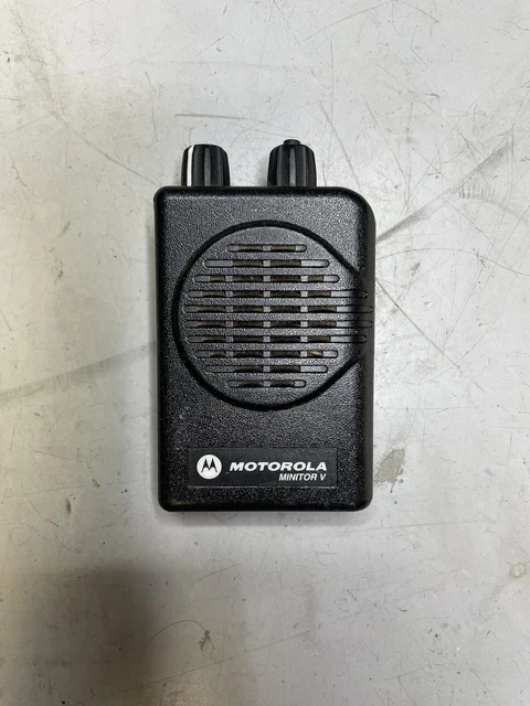 Motorola Minitor V Pager 151 - 158.9975 MHz 2-Ch  - UNTESTED