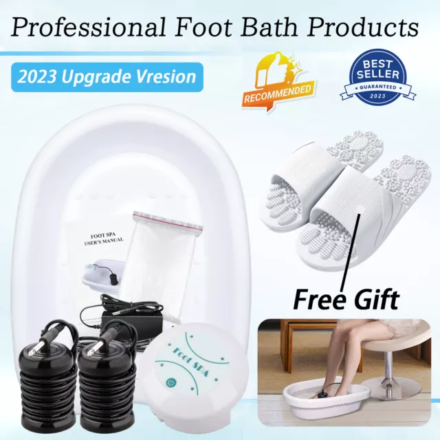 Ionic Foot Spa Bath Detox Machine Ion Heavy Metal Detox Cleanse System for Home