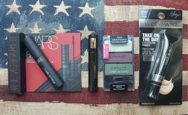 4-teiliges Set: Wet n Wild Palette & Fergie Primer, NARS & YSL Masken 2