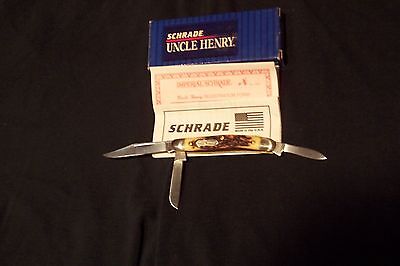 Schrade Uncle Henry 807Uh Stockman  Made In The Usa  Nib
