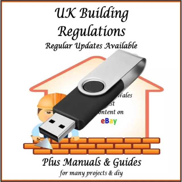 UK Building Regulations Comprehensive with Updates Link Inc Scots & Wales USB