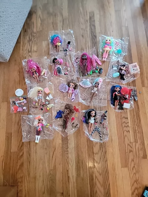 Huge Lol Doll Lot OMG 13 Dolls