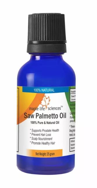 Saw Palmetto Oil 100% Pure & Natural For Prostate Health Hair Loss Scalp