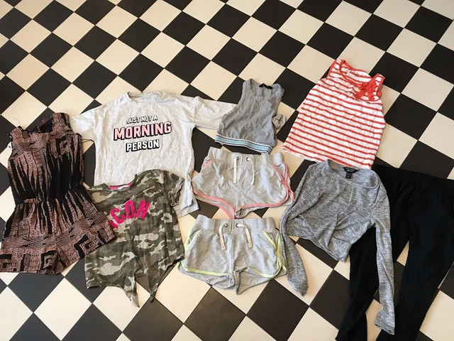 Girls Age 10 Clothes Bundle Next New Look High Street VGC X 9 Items