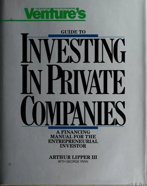 Venture's Guide to Investing in Private Companies Hardcover