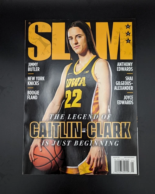 APRIL/MAY 2024 CAITLIN Clark Iowa Hawkeyes First RC SLAM Magazine 249
