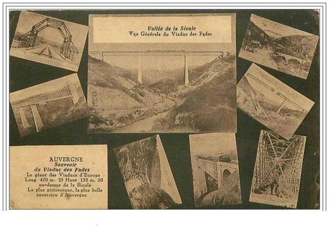 63.Vallee De La Sioule.vue Generale Du Viaduc Des Fades.......