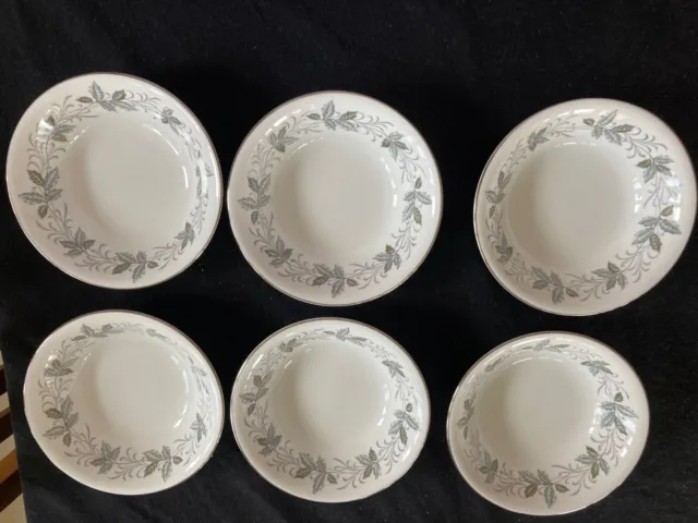 Tuscan / Royal Tuscan Rondeley bone china bowls x 6
