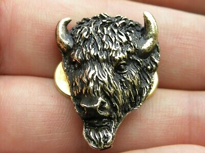 Concho leather accessories decoration brass Buffalo Bison head  nice gift
