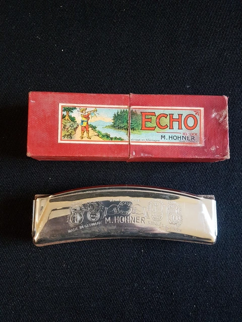 HARMONICA  HOHNER ECHO en boite dans son jus
