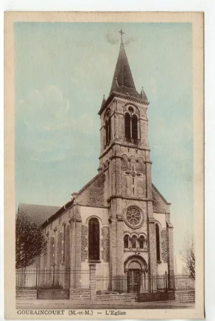 GOURAINCOURT - Meurthe et Moselle - CPA 54 - l' église