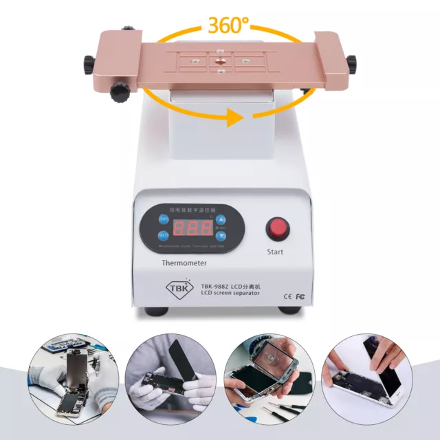 7" LCD Separator Touch Screen Separating Machine for Mobile Phone Repairing Tool