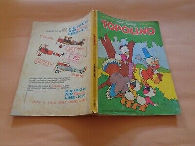 Topolino N° 778 Originale Mondadori Disney Buono 1970 Con Bollini+Cedola