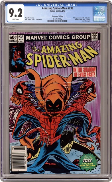 Amazing Spider-Man #238A Tattooz Included CGC 9.2 Newsstand 1983 4159610002