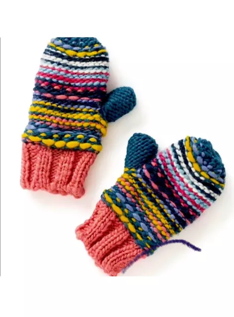 Girls MATILDA JANE A Bit Chilly Woolen Gloves Mittens Size M Medium 8-10 Years