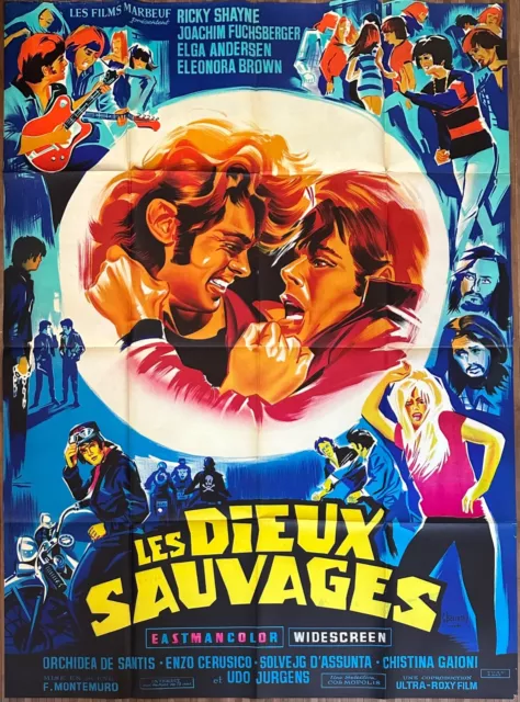 Affiche Cinéma LES DIEUX SAUVAGES 120x160cm Poster BELINSKY / Franco Montemurro