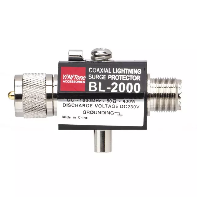 Superior Performance Coaxial Lightning Arrestor Pl259 Male To Pl259 Female