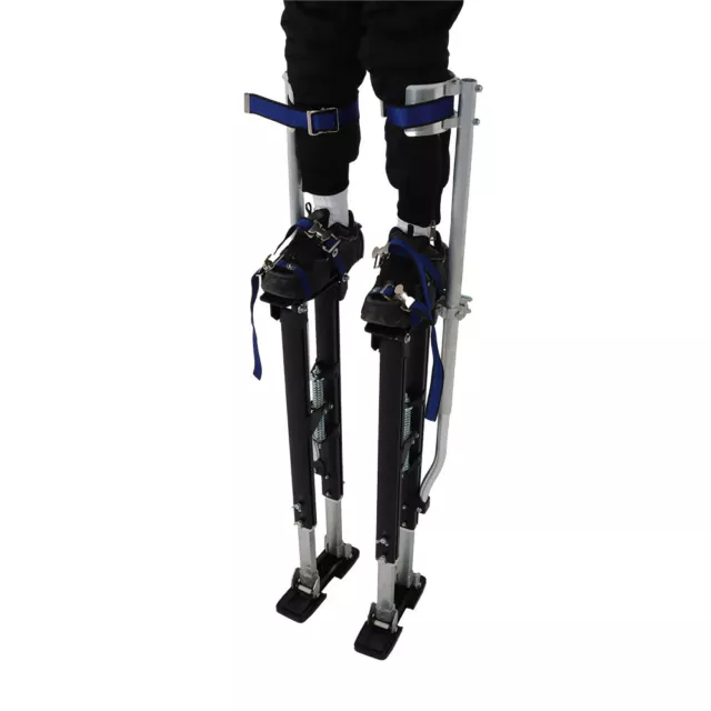 Adjustable 36" - 48" Drywall Stilts Tool Painters Walking Finishing Tools Black