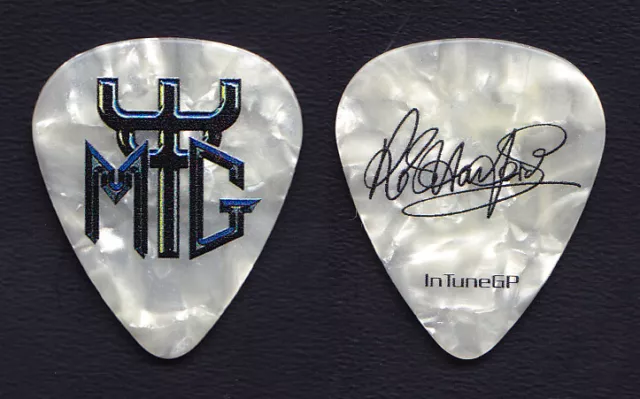 Judas Priest Rob Halford Signature White Pearl Guitar Pick - 2018 Firepower Tour