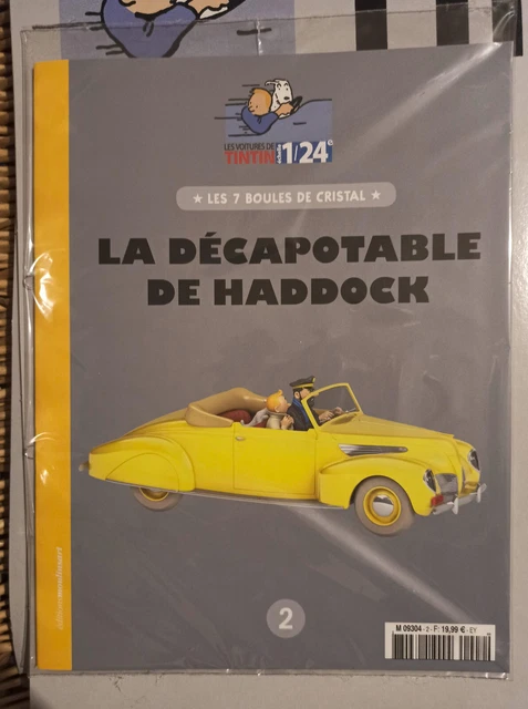 Voiture Tintin 1/24 – La Décapotable Du Capitaine Haddock – Neuve Sous Blister